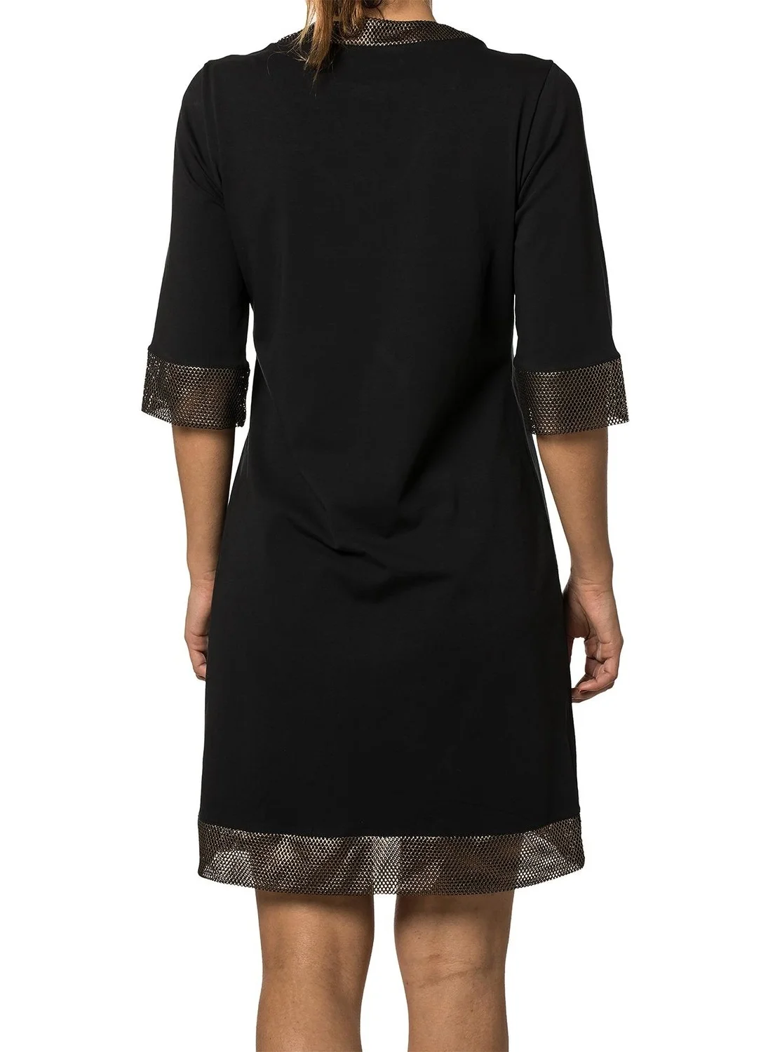 دو رى مى Black Gold Women's Combed Cotton Nightgown