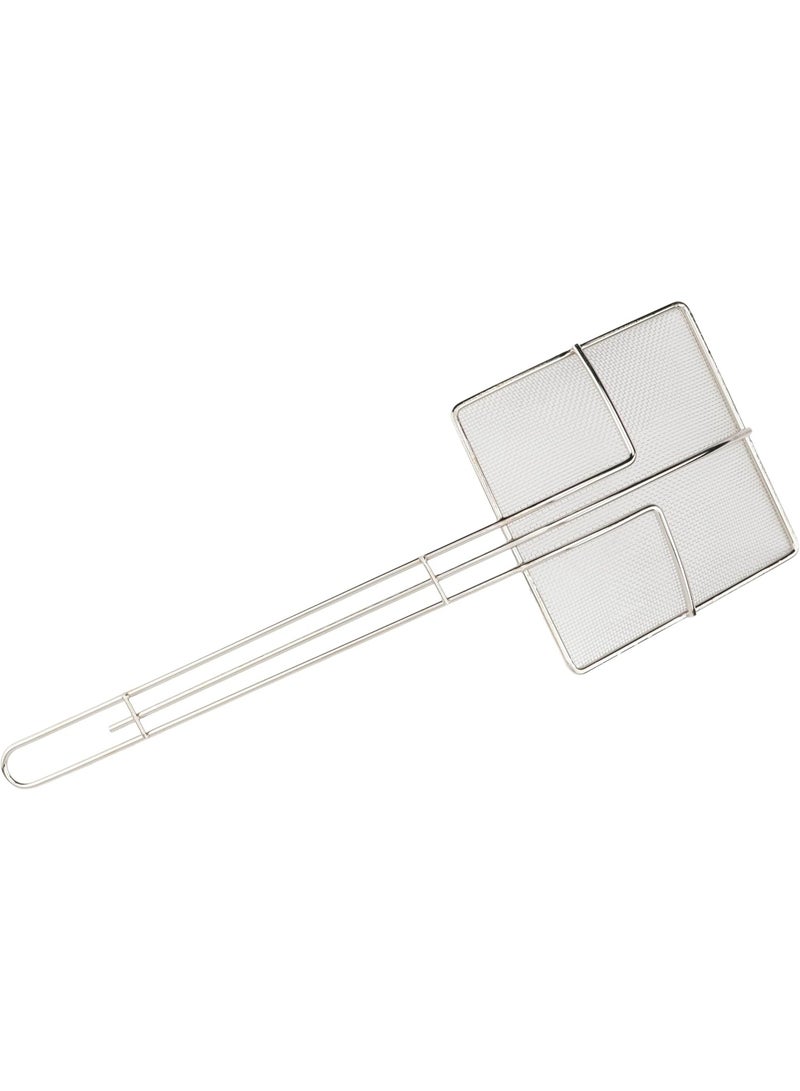 Winco Square Mesh Skimmer, 6.75-Inch, Medium, Nickel - Image 4