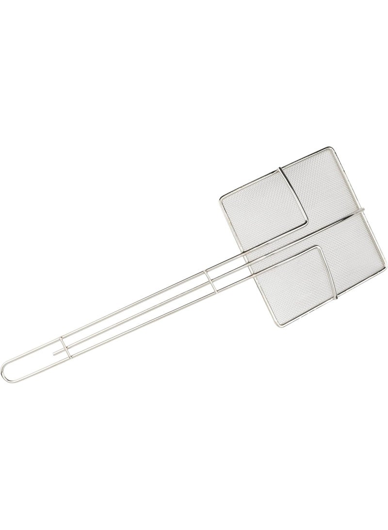 Winco Square Mesh Skimmer, 6.75-Inch, Medium, Nickel - Image 3