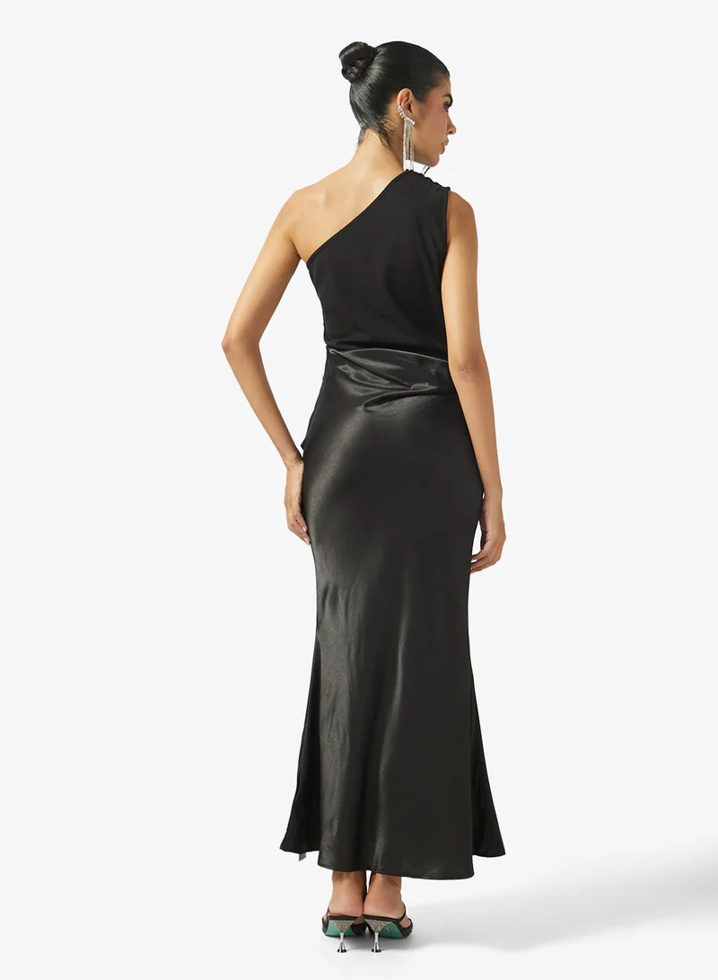Ella Limited Edition  One Shoulder Ruched Dress for Women | Best Price UAE