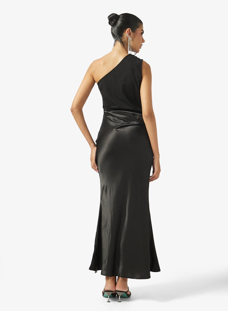 Ella Limited Edition One Shoulder Ruched Dress - Image 2