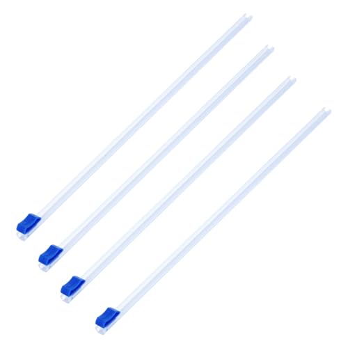YBEATY Plastic Wrap Cutter Slide Cutter 4 Pcs SelfAdhesive Replacement Food Cling Wrap Fit 12 Roll Slide Cutter Quick Cut Dispensers for Waxed Paper Parchment Aluminum Foil Waxed Paper - Image 1