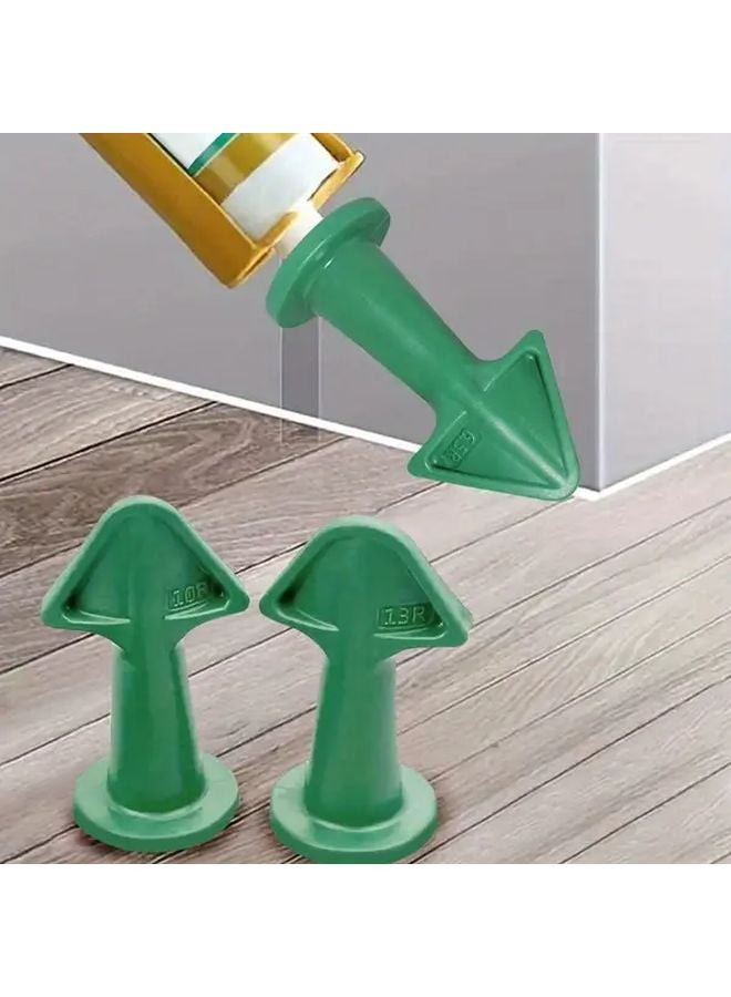 1 Piece 10R Silicone Sealant Nozzle Scraper Tool Ergonomic Handle Multi Functional - Image 2