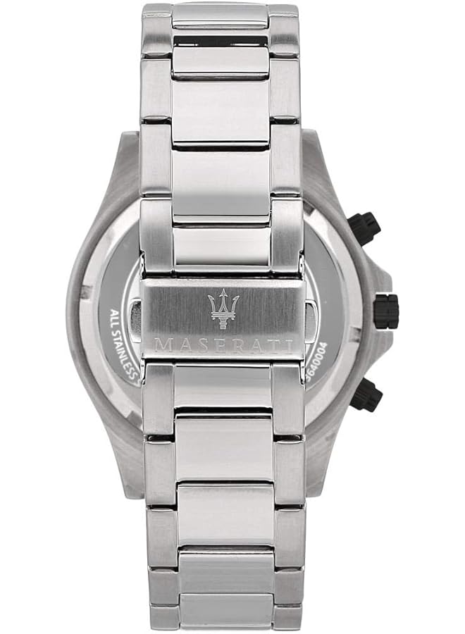 مازيراتي ساعة رجالية من الفولاذ المقاوم للصدأ مع سوار من الفولاذ المقاوم للصدأ R8873640003 - Image 3