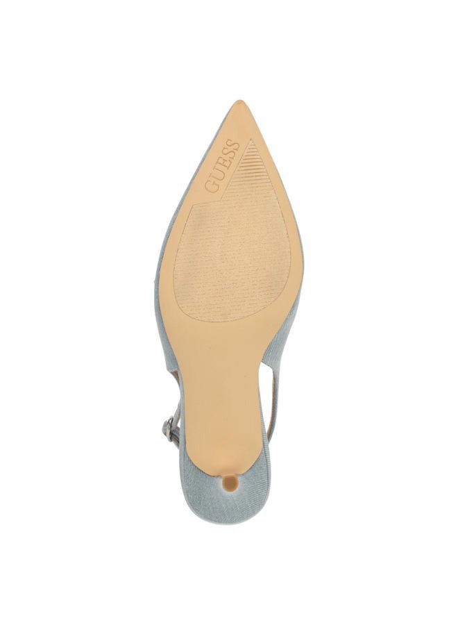 GUESS Women's Naska Pump, Light Blue Denim 450, 42 EU - Image 4