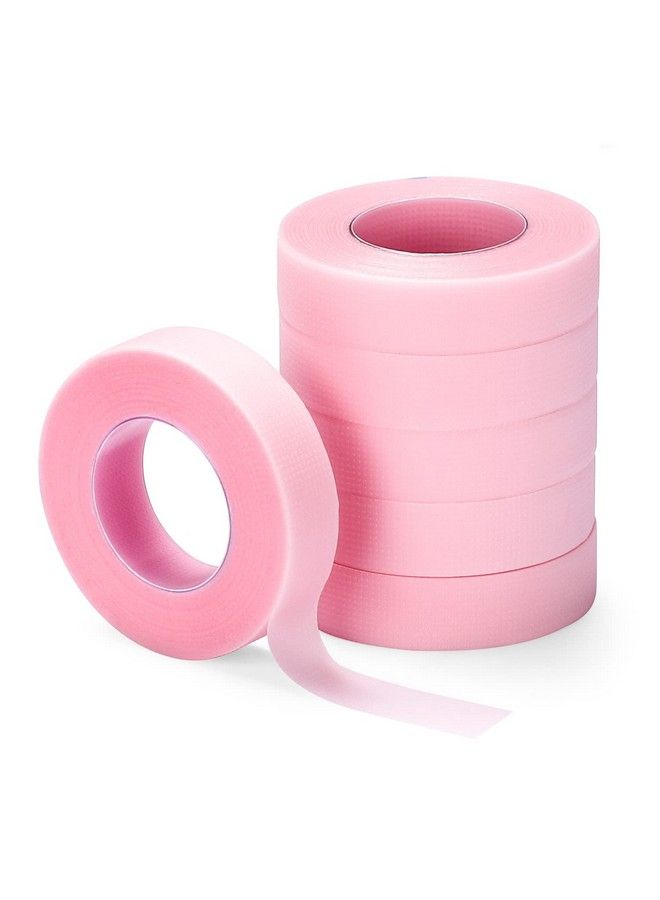 TEOYALL 6 Rolls PE Lash Extension Tapes TEOYALL Adhesive Breathable Micropore Eyelash Tapes Lash Extension Supplies for Makeup Salon (Pink) - Image 2