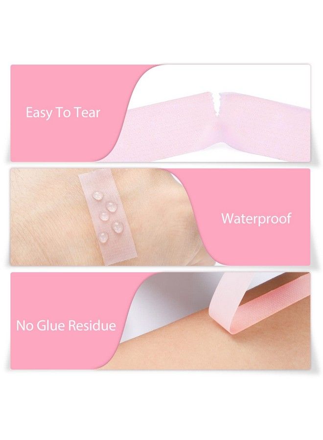 TEOYALL 6 Rolls PE Lash Extension Tapes TEOYALL Adhesive Breathable Micropore Eyelash Tapes Lash Extension Supplies for Makeup Salon (Pink) - Image 4