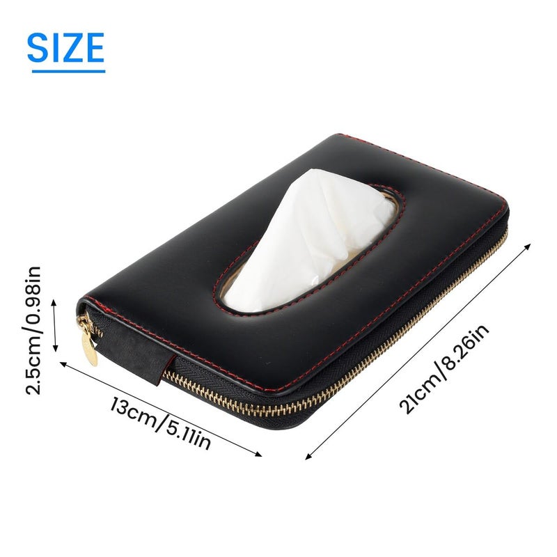 Maharsh Auto Accessories Car Sun Visor Tissue Box Car Back Seat Headrest Hanging Multi-use Tissue Box Durable Premium Elegant Design Paper Napkin Holder Tissue Holder-1pcs - Image 4