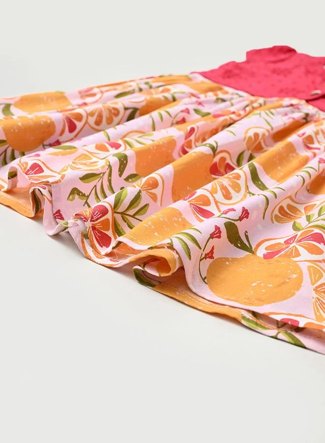 BELLA MODA Citrus Print Dress