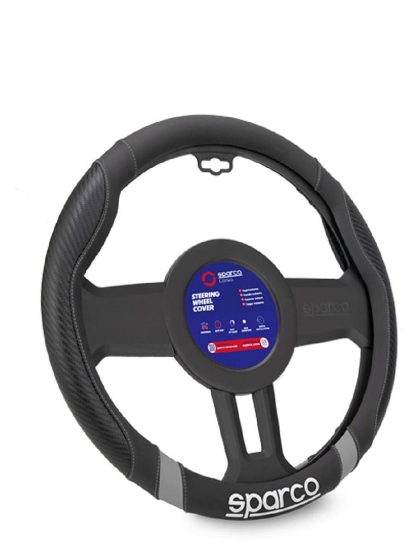 Sparco Sparco Steering Wheel Cover -Grey  - Image 2