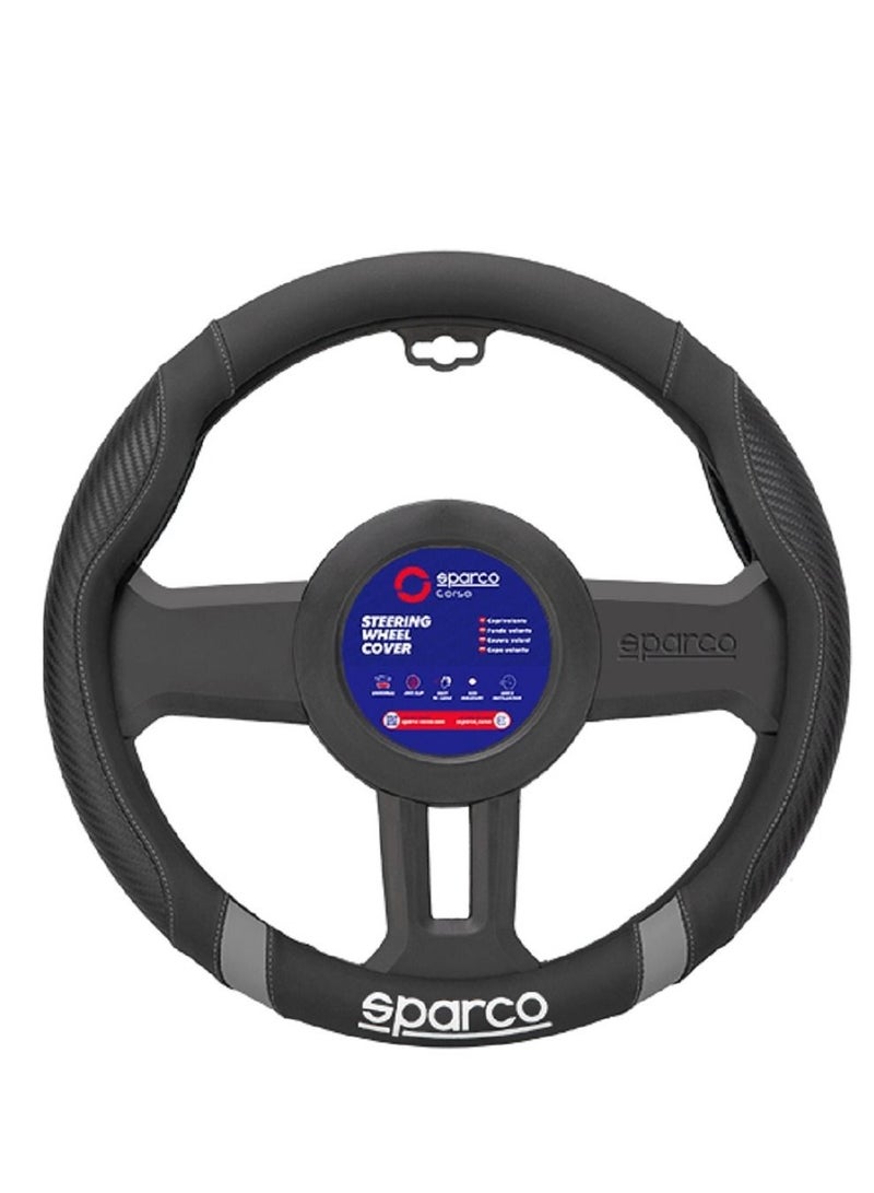 Sparco Sparco Steering Wheel Cover -Grey  - Image 1