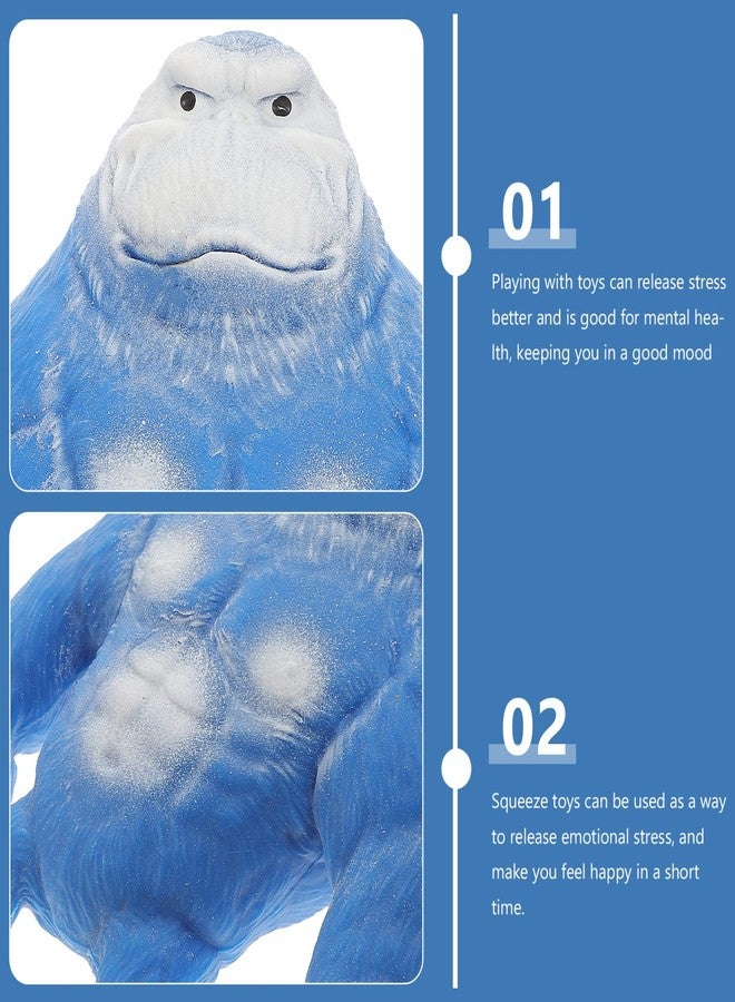 تودمومي لعبة Toddmomy Decompression Gorilla Squeeze على شكل قرد ناعم ومرن لتخفيف التوتر للأطفال والكبار، مثالية للعب الحسي والاسترخاء - Image 5