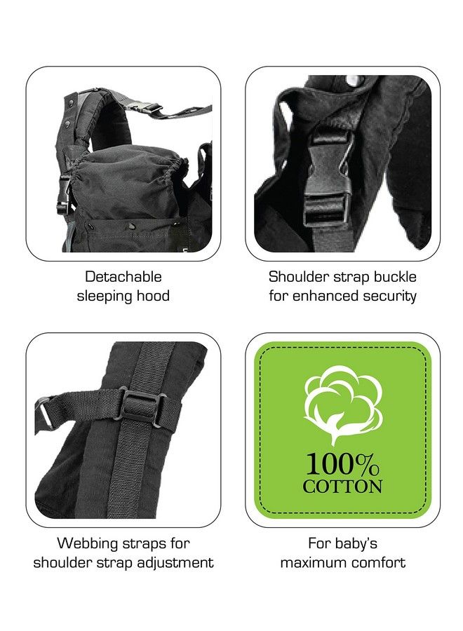 Luvlap Luv Lap Grand Baby Carrier Black - Image 4