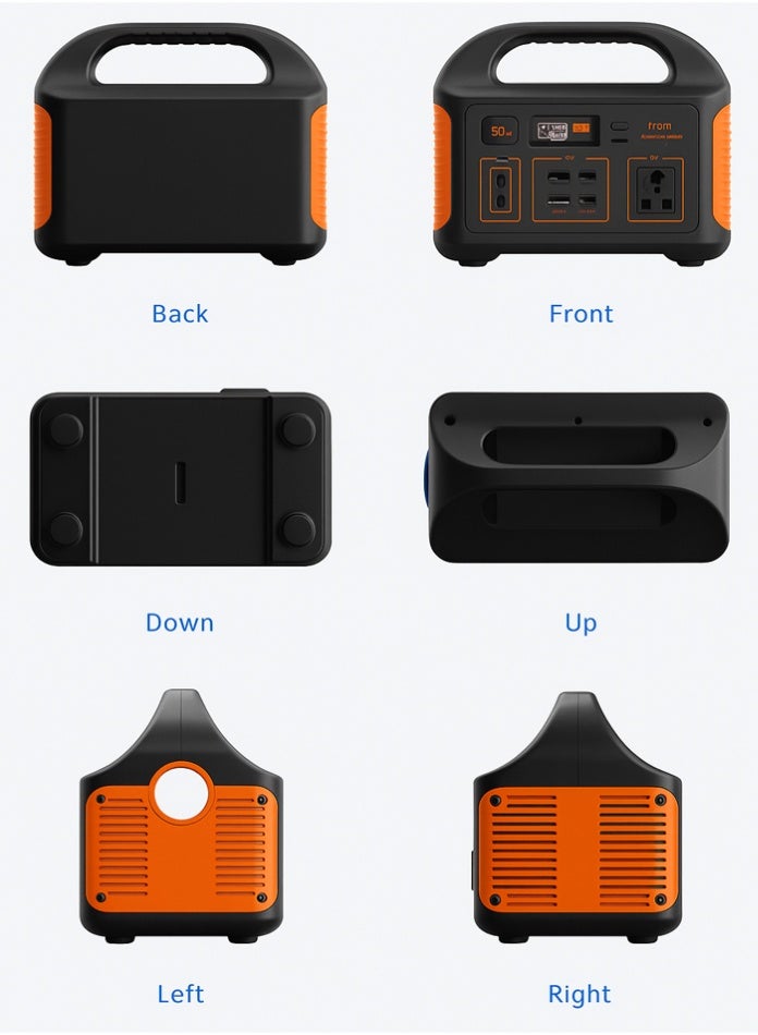 MODI Portable Power Station Solar Generator for Camping, Outdoo & Home Emergency 500 W & Portable Foldable Solar Panel – High-Efficiency Multi-Device Charging, Outdoor Power Solution for Camping - Image 5