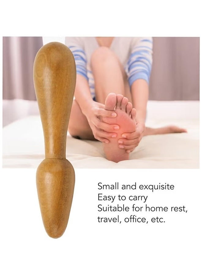 Arabest 2Pcs Stick Handheld Massage Sticks, Point Massager, Wood Thai Massage, Thai Wood Massager acupressures Stick accupressure Massage, feet Neck Sole of Foot Wooden Massage Pen - Image 3