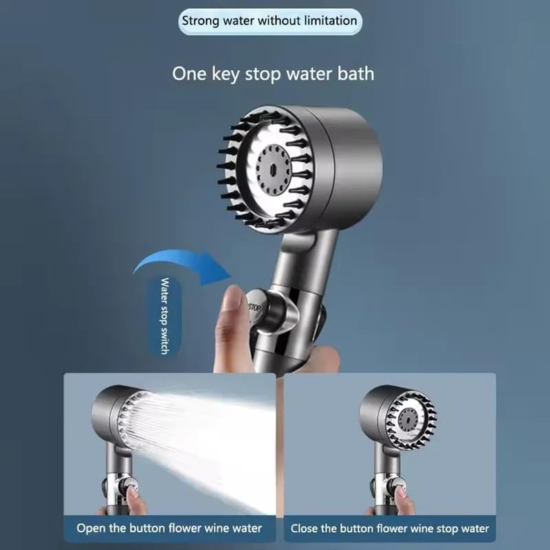 ALKAYAN Multifunctional High Pressure Shower Head Filter Handheld Shower Head 3 Water... - Image 5