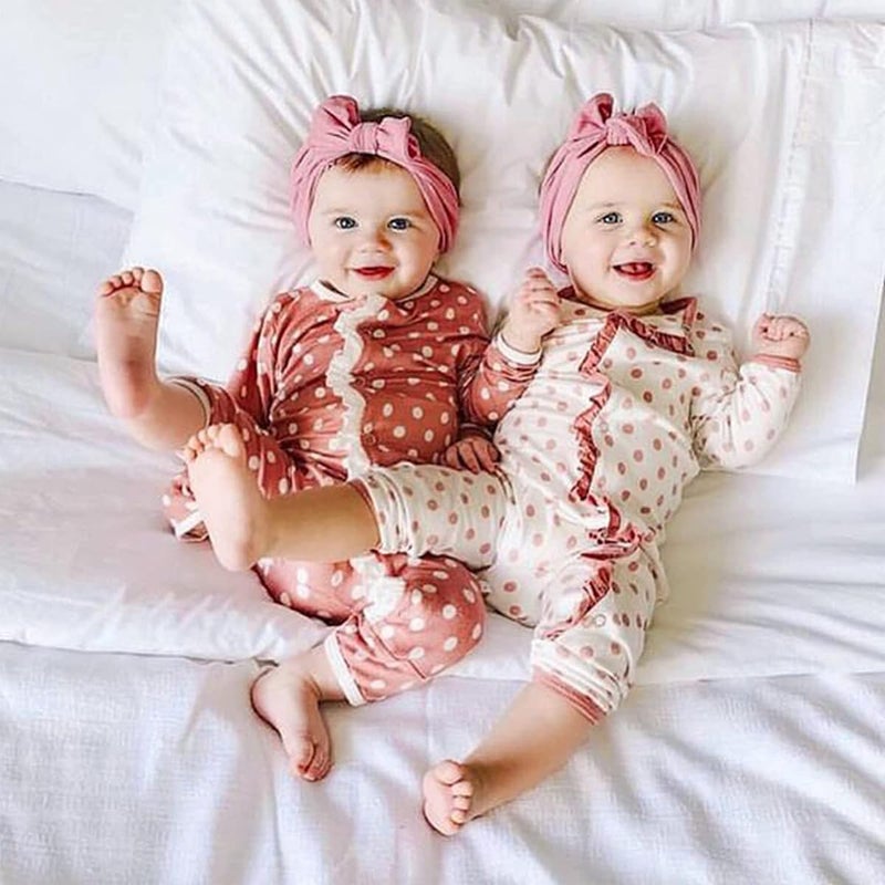 ALinmo 25 Pack Soft Wide Turban Baby Headbands with nylon Hair Bow Headwraps for Baby Girls Infants Newborn Hair Accessories Toddlers Kids and Children - Image 5