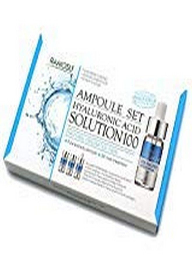 RAMOSU [RAMOSU] 28 Days Hyaluronic Acid Hydrating Facial Moisturizer Ampoule | Intense Hydration for Dry and Dehydrated Skin, Premium Quality Anti Aging Serum (10ml×3EA) - Image 1