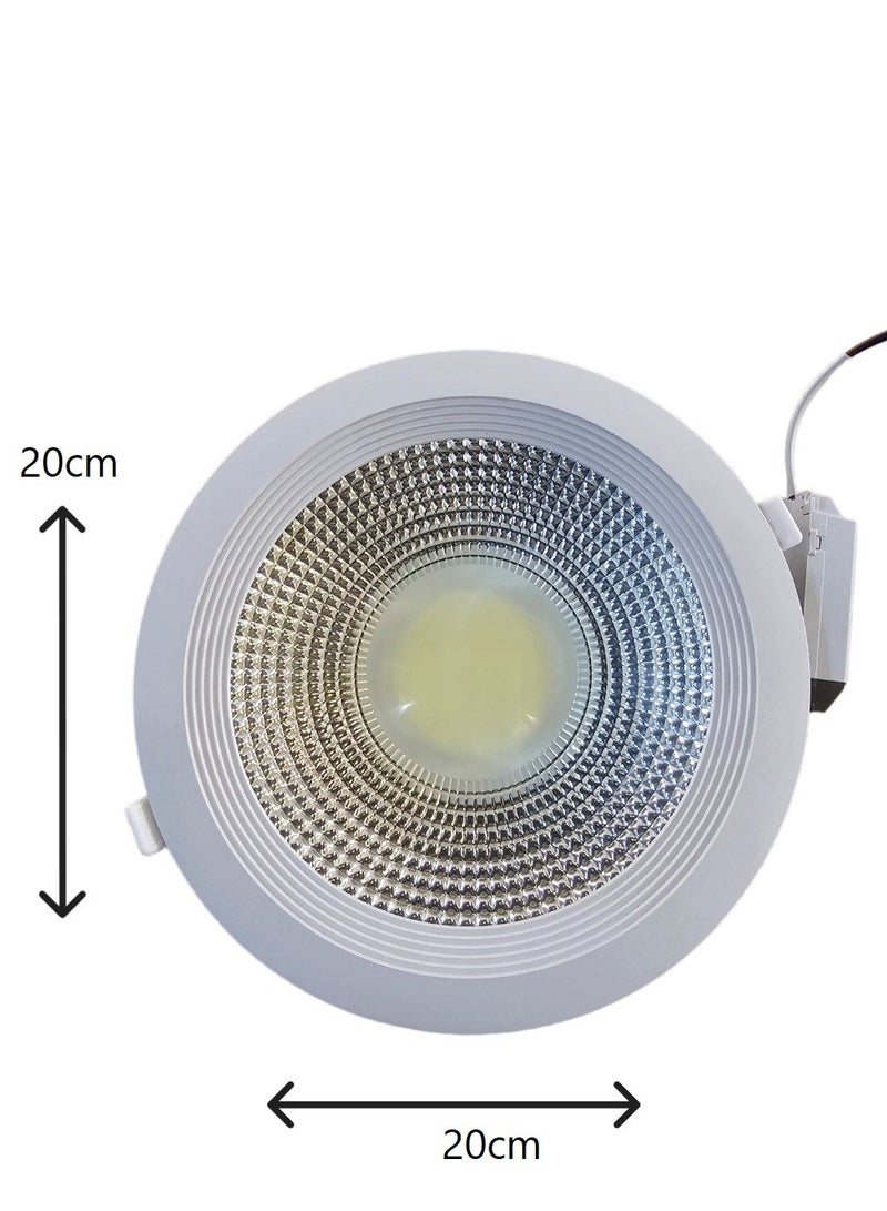 تيك لايت كشاف كوب ليد 30وات 6500K ابيض  (سبوت لايت)  20حبة - Image 2