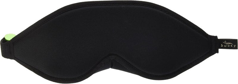 Block Out Lightweight Sleep Eye Shade with Earplugs, Black