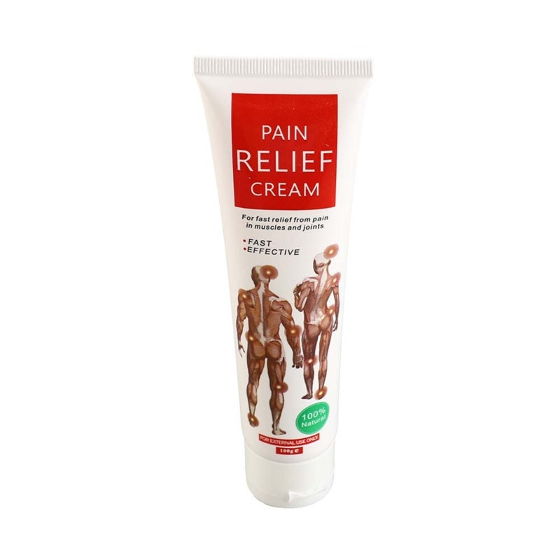 Massage Cream For Neck And Shoulder: 100g Plant-Based Quick Absorbing Deep Moisturizing Cream - Non-Greasy Muscle Pain Relief Cream For Home Gym Office Travel Use - Image 1