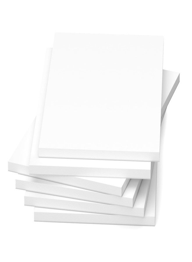 Zaviko Note Pads 4x6, 6 Pack Mini Blank Notepad 4x6, Small Notepads 4x6 Paper Pads, Scratch Pads 4x6 Small Pads of Paper, Memo Pads 4x6, White Server Note Pad Paper, Small Pocket Notebook 4x6, 50 Sheets/Pad - Image 1
