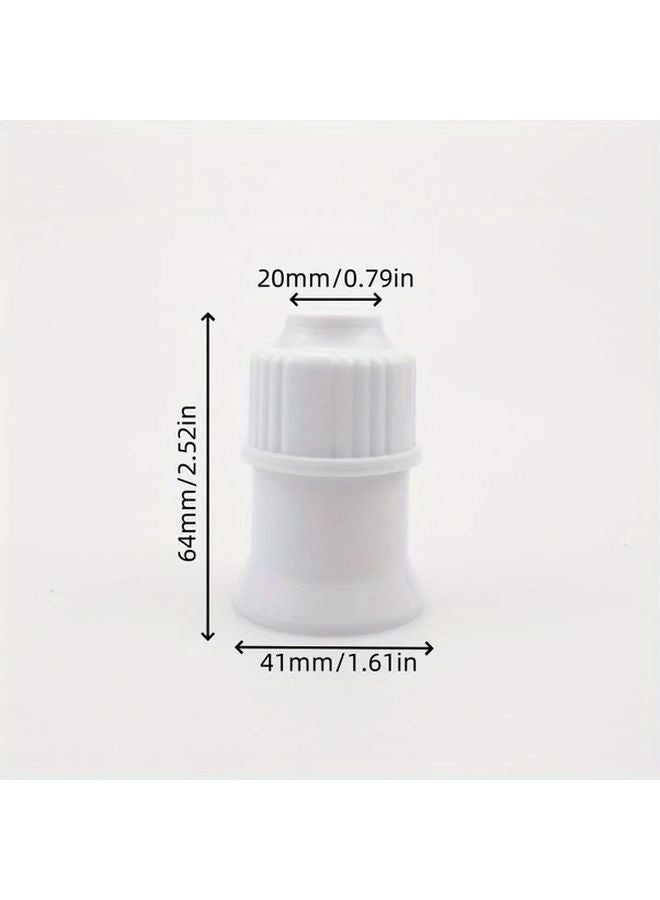 2pcs E27 Screw Lamp Holder Light Bulb Socket White Golden Ceiling Light Fixing Base Stand - Image 5