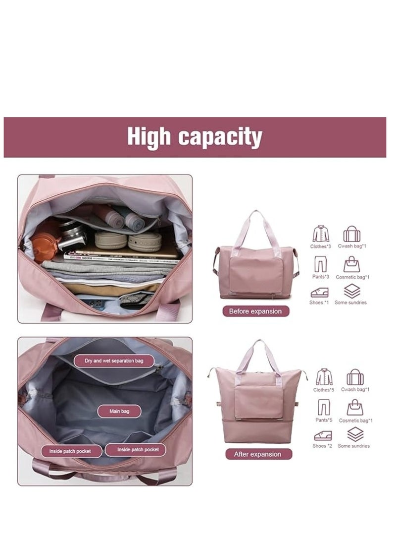 Cool Baby Large Capacity Foldable Duffel Bag Portable Lightweight Travel Bag Waterproof for Sports - Image 4