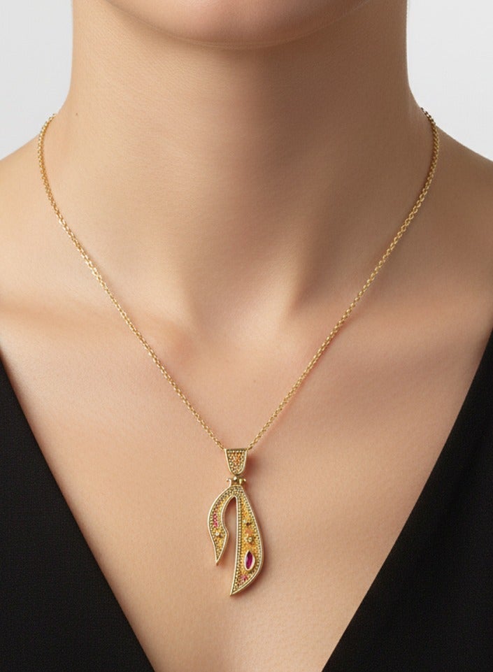 بي تي سي إيلا - سلسله فضة مطليه بالذهب (SIL0458) - Image 1