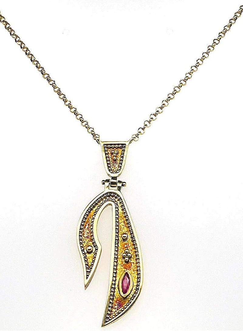 بي تي سي إيلا - سلسله فضة مطليه بالذهب (SIL0458) - Image 2