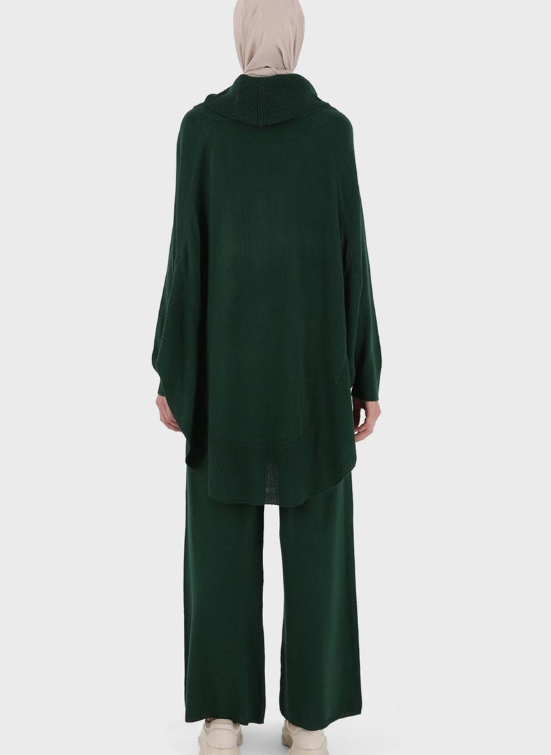 Refka by modanisa - Turtle Neck Side Slit Tunic - Image 1