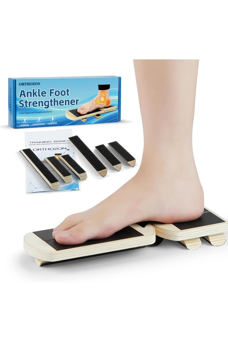 Generic Ankle Foot Strengthener Exerciser for Sprained, Single Leg Balance Board, Posture Corrector, Foot Stretcher for Plantar Fasciitis Relief  - Image 1