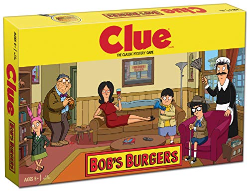 USAopoly Clue Bobs Burgers Board Game  Themed Bob Burgers TV Show Clue Game  Officially Licensed Bobs Burgers Game  Solve The Mystery in This Unique Clue take on The Classic Board Game - Image 1