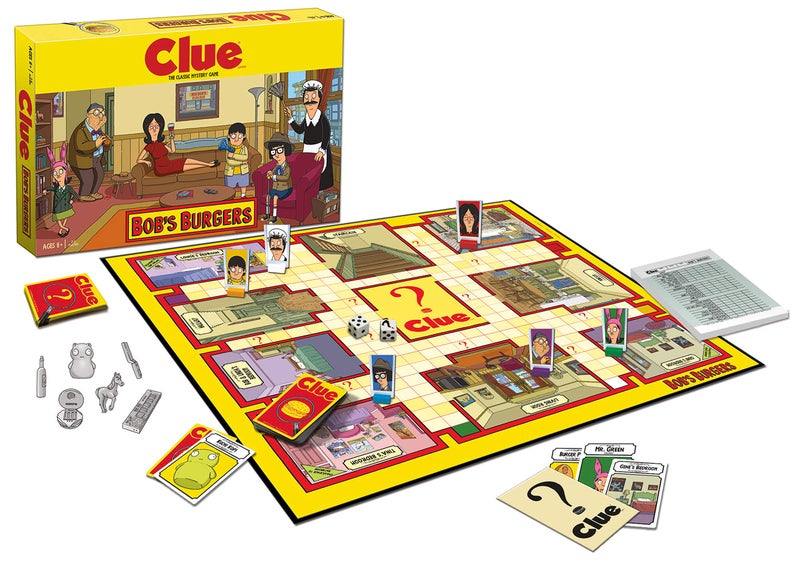 USAopoly Clue Bobs Burgers Board Game  Themed Bob Burgers TV Show Clue Game  Officially Licensed Bobs Burgers Game  Solve The Mystery in This Unique Clue take on The Classic Board Game - Image 3