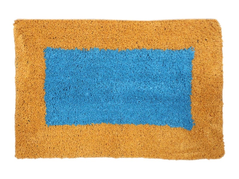 AAZEEM Absorbent Door Mat for Indoor Entrancex Non Slip Mat for Front Door Entryway,Soft Cotton Home. Hotel Balcony Floor Carpet,Floor Mats for Home,KitchenFloor Door Mat (55x35cm) Orange,Rectangular - Image 2