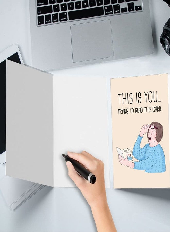 Spercy Funny Mothers Day Card, Rude Mothers Day Card from Daughter Son, Cheeky Birthday Card for Mom, Bad Eyesight Mom Card - Image 3