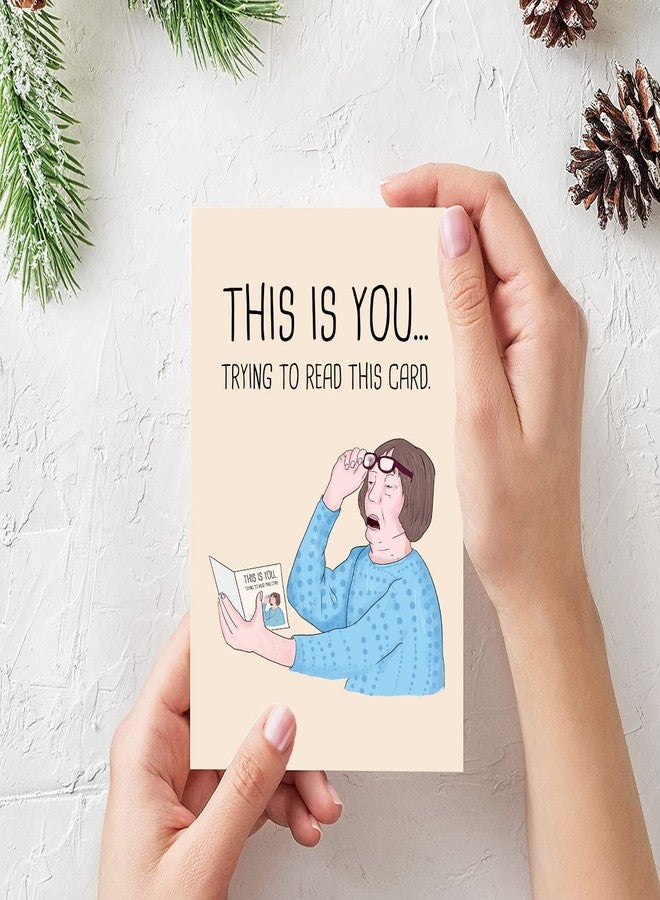 Spercy Funny Mothers Day Card, Rude Mothers Day Card from Daughter Son, Cheeky Birthday Card for Mom, Bad Eyesight Mom Card - Image 4