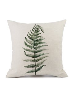 GUSGU Plant Throw Pillow Covers 45x45cm Greenery Decorative Pillow Cushion Cases Linen Pillowcases Covers for Sofa Couch Car Bedroom Living Room Home Decor Set of 4 Style A  - Image 5