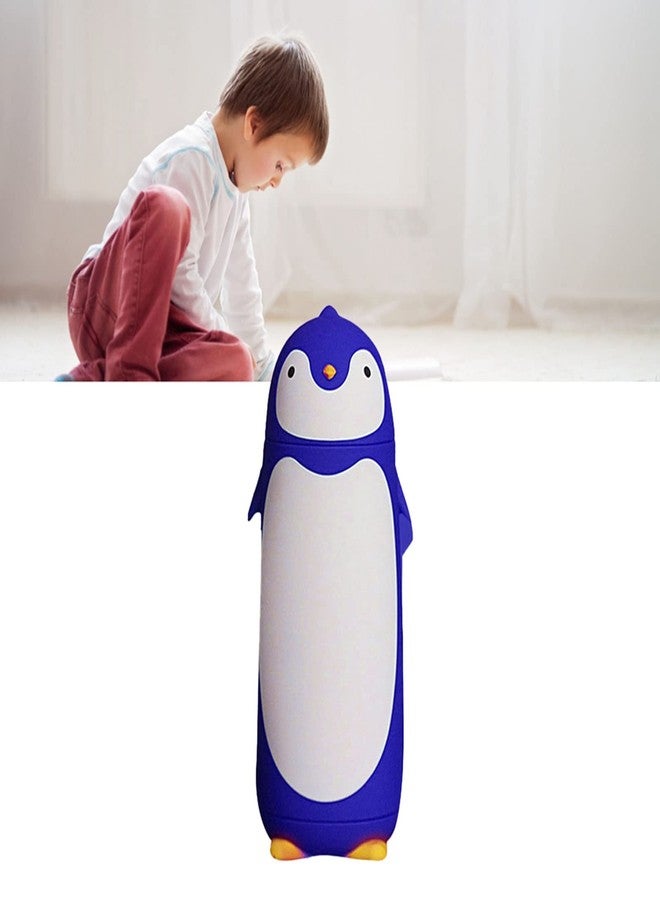 Fdit Stainless Steel Penguin Vacuum Insulated Tumblers Travel Mug Tea Water Bottle Coffee Flask for Home Office School (Blue) - Image 4