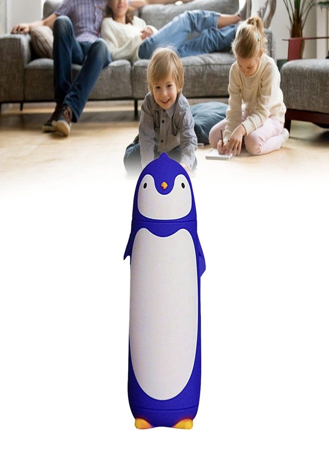 Fdit Stainless Steel Penguin Vacuum Insulated Tumblers Travel Mug Tea Water Bottle Coffee Flask for Home Office School (Blue) - Image 2