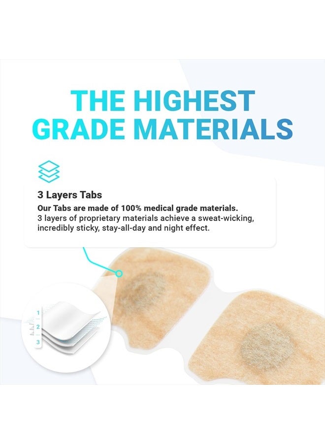 intake Intake Breathing Refill Tabs Pack - Boost Oxygen Intake, Improve Sleep Quality Solution- Sweat Resistant, Skin Safe Nasal Strips - Extra Strength Snore Stopper - (90 Count (Pack of 3)  - Image 3