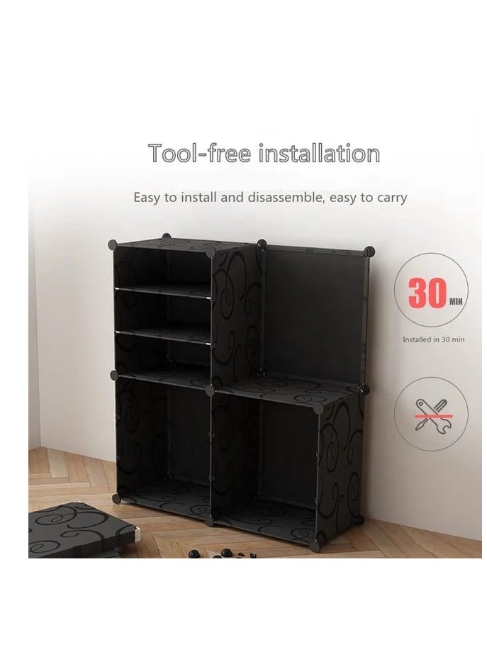 BAIG Bedroom Cabinets Shoe Rack Transparent Shoe Cabinet Home Drawer Type Simple Door To Put Shoes  Library Furniture - Image 5