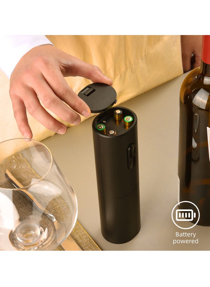 Barakah Portable Electric Corkscrew Opener Kit, Automatic Battery-Operated Bottle Opener for Parties, Travel and Gifts - Image 3