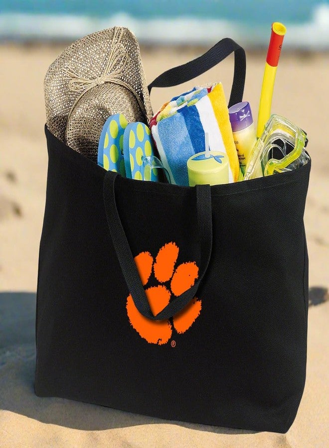 Broad Bay JUMBO Clemson Tote Bag or Large Canvas Clemson University Shopping Bag - Image 3