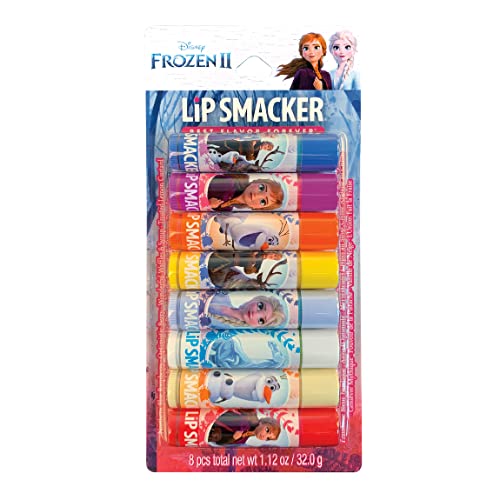 Lip Smacker Disney Frozen 2 Flavored Lip Balm Party Pack 8 Count Clear For Kids