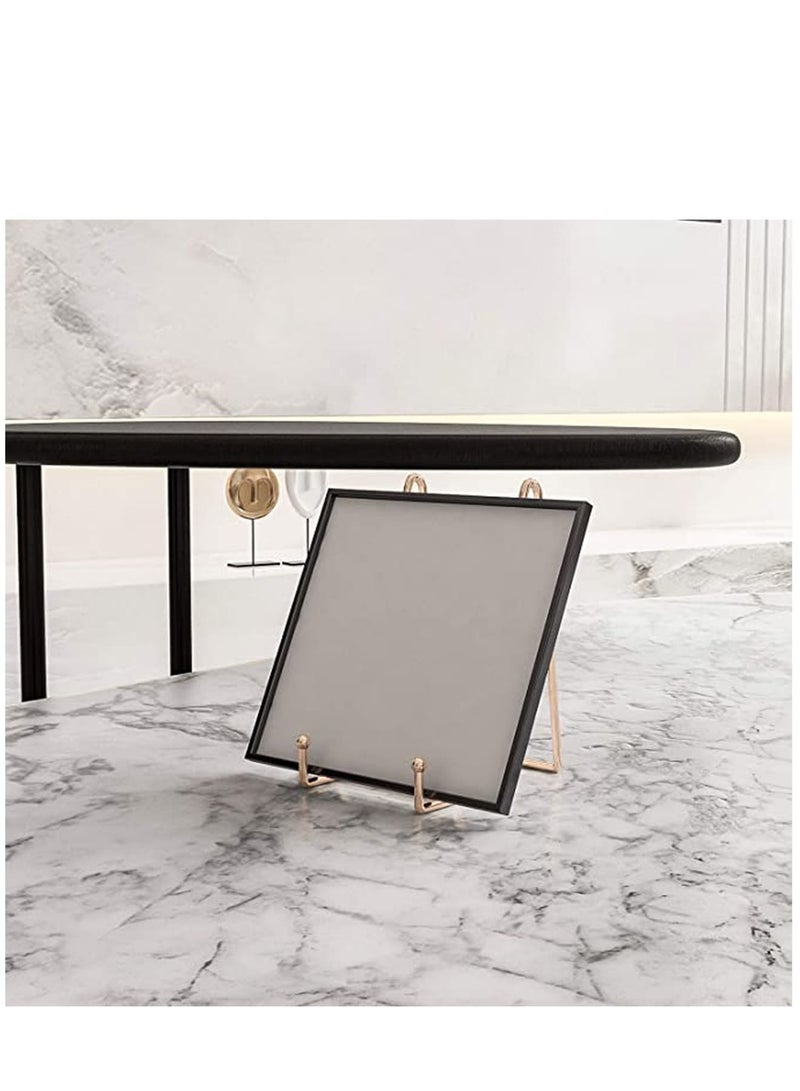 Zikra Metal Display Stands, 3 Pack 6 inch Rose Gold Stands Holder Display Stand for Decorative Plates, Mobile Phone Holder, Photo Frames, Postcards, Photo Holder, Etc - Image 4