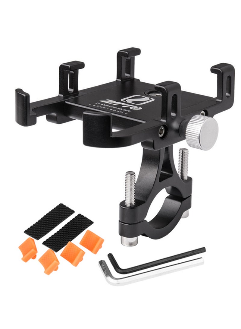 NIBEMINENT Universal Adjustable Bicycle Phone Mount Holder Clamp Kit - Image 1