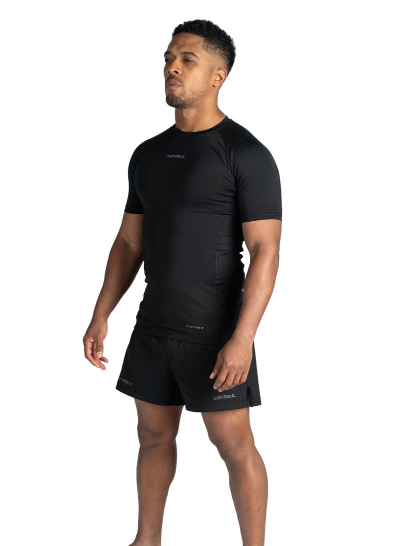 Sanabul  MODEL ZERO RASH GUARD BLACKCHARCOAL X LARGE - Image 3