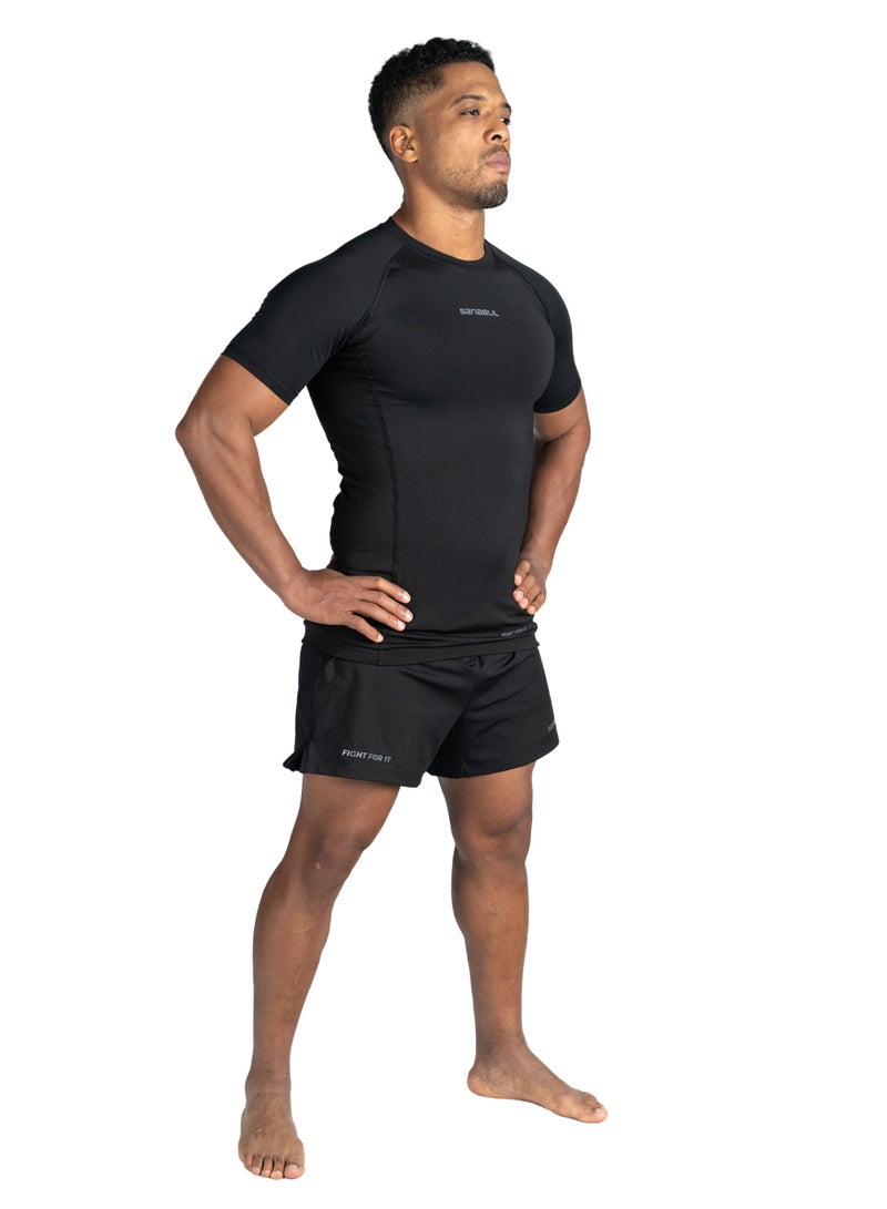Sanabul  MODEL ZERO RASH GUARD BLACKCHARCOAL X LARGE - Image 2