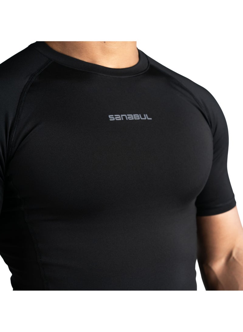 Sanabul  MODEL ZERO RASH GUARD BLACKCHARCOAL X LARGE - Image 5